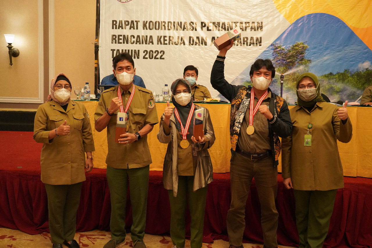 Apresiasi Ditjen PDASRH kepada Satker dan Admin Media Sosial dengan Kategori Media Sosial Terbaik